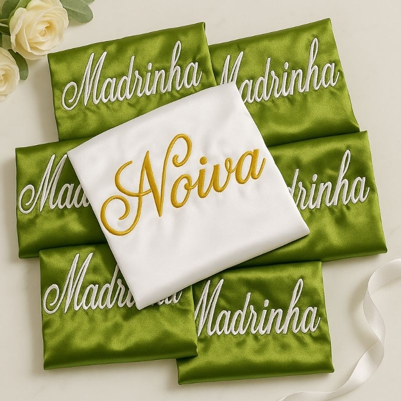 robe noiva madrinhas verde oliva