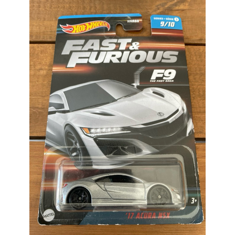 Hot Wheels - 17 Acura NSX - HNR88 -Fast and Furious F9 - Velozes e Furiosos
