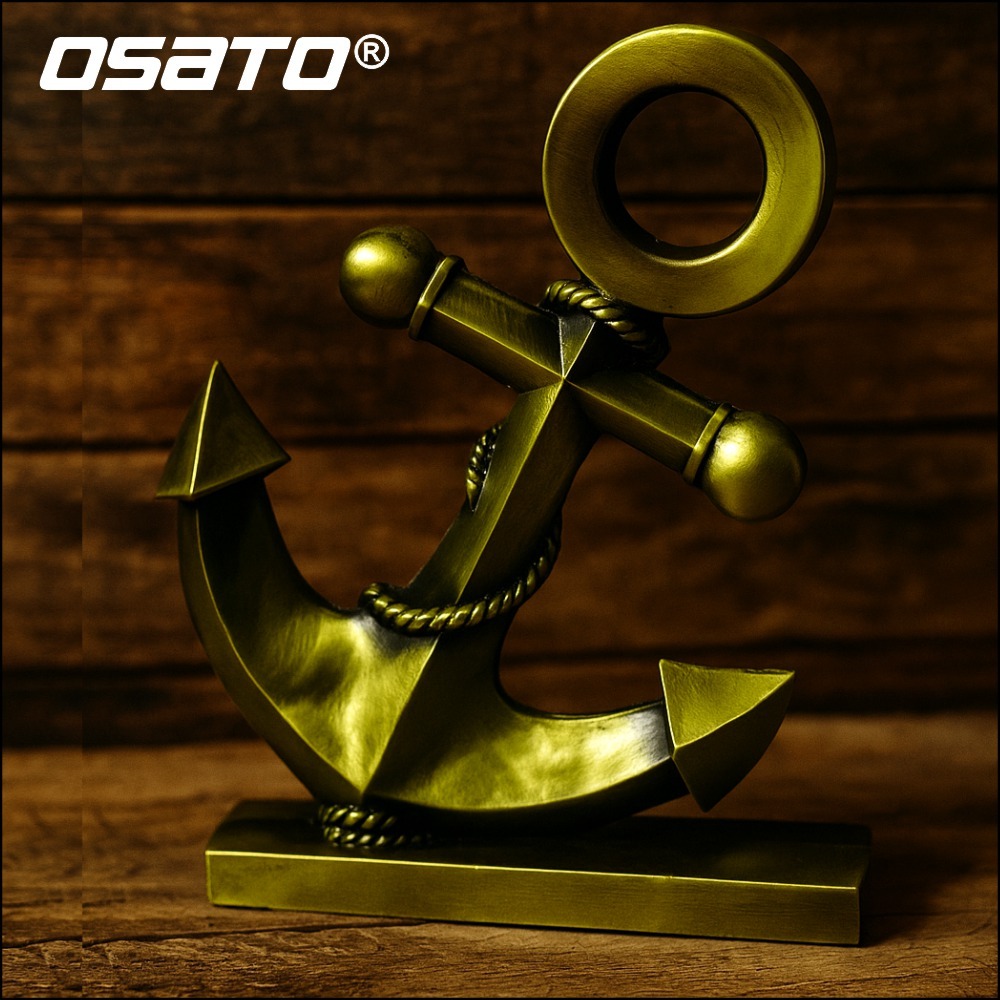 Miniatura Âncora De Ferro Ornamento Decoração Enfeite Navio Mesa Sala Presente