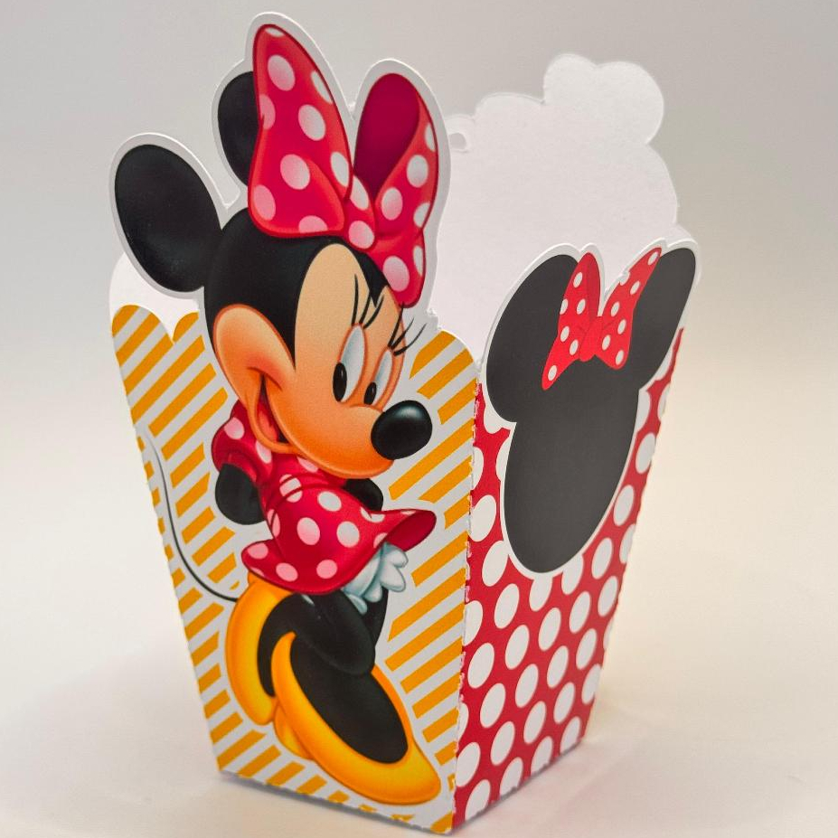 10 cachepôs centro de mesa Minnie Vermelha SEM NOME mesa dos convidados em Oferta na Shopee