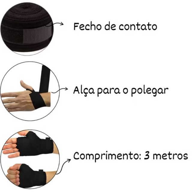 Luva De Boxe Muay Thai Kickboxing Treino Sparring+Bandagem+protetor Bucal+caneleira