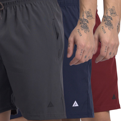 Kit 3 Bermudas Masculinas Dry Fit Secagem Rápida Academia Corrida Praia Conforto P ao GG