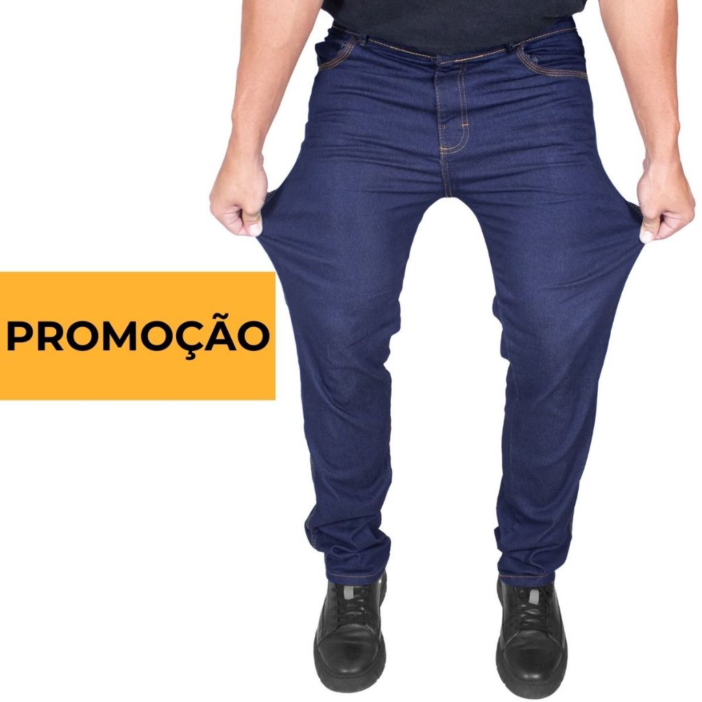 Calça Jeans Masculina Com Elastano Premium Para Trabalho Serviço Com Preço Promocional