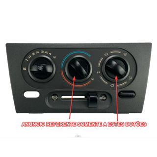 1 Botão, Knob, Direcionador, Controlador De Ar Celta Prisma 07 A 12 - Reforçado, Não Quebra. em Oferta na Shopee