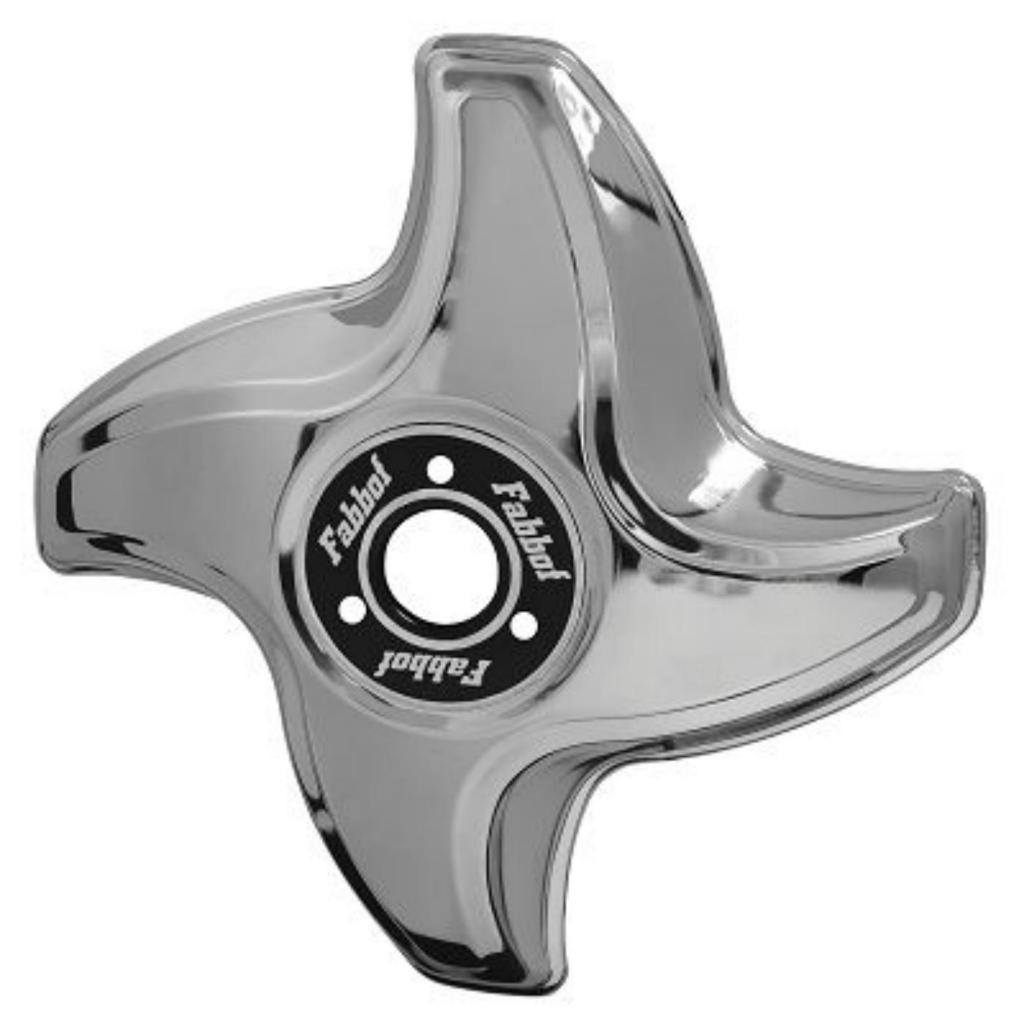 Calota Aro 20/22 Metal Helice 4 Pontas Direito Com Rodoar