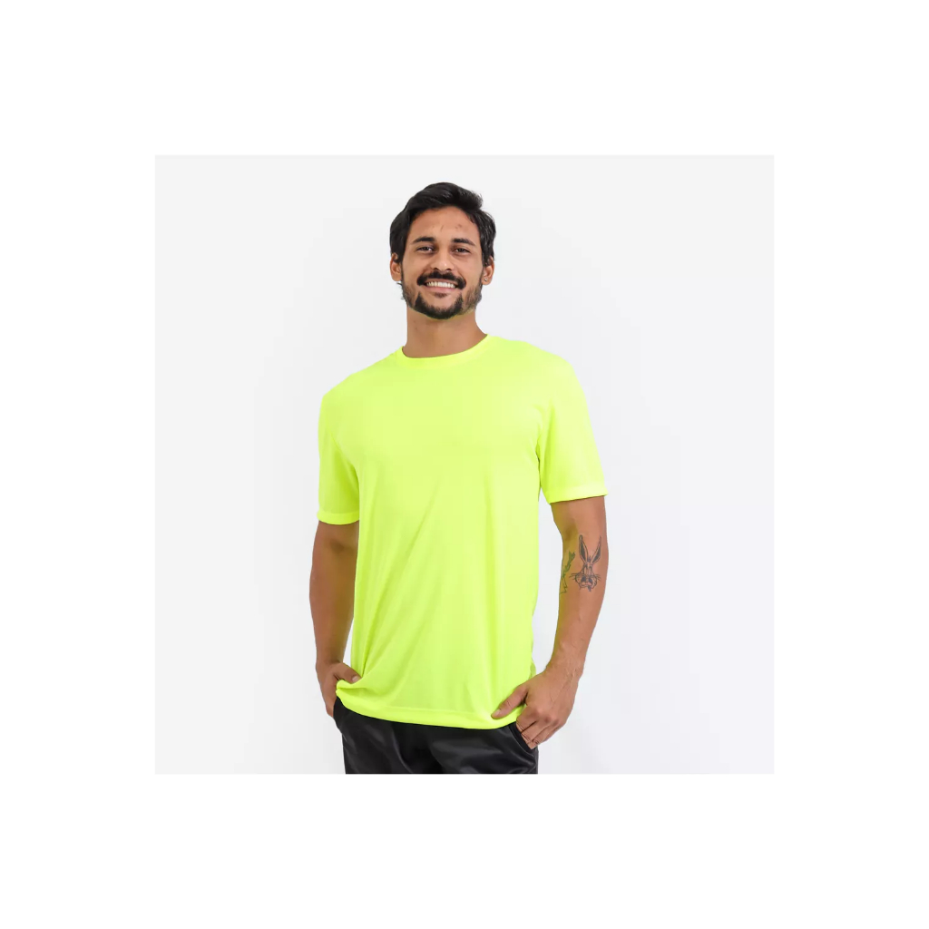 Camiseta Dry Fit Masculina Treino Academia Exercícios Corrida Esportes
