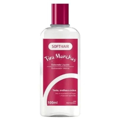 Removedor de Manchas, Tinturas e Henna Soft Hair 100ml em Oferta na Shopee