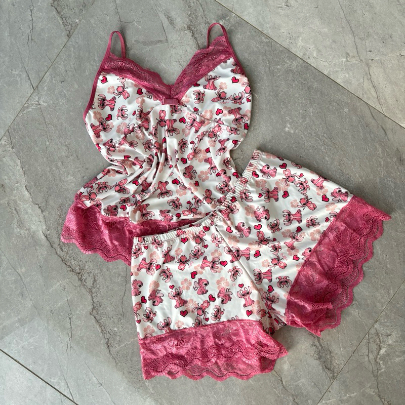 Pijama Feminino Short Doll Coleção Serenidade stitch