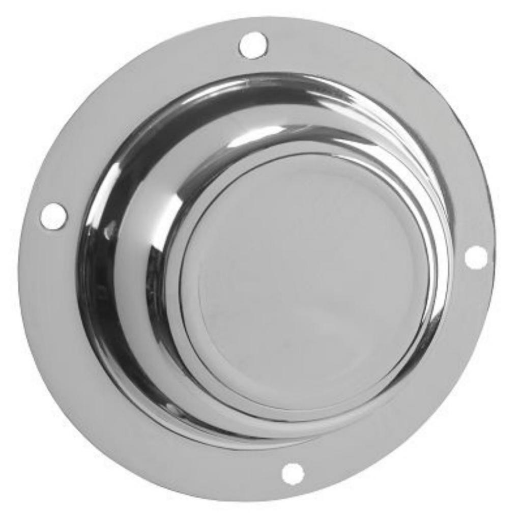 2 Tampa Metal Cubo Roda 4 Furo Noma Librelato Randon Cromada
