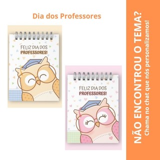 30 Bloquinhos Dia dos Professores - caderneta - bloquinho - anotações
