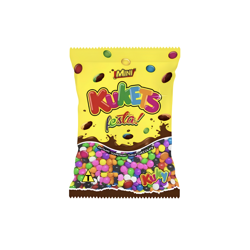 Mini Confeitos Kukets Festa 500g em Oferta na Shopee