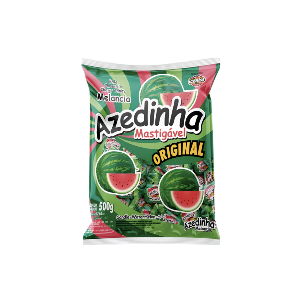 Bala Mastigável Azedinha Melancia 500g - Cory