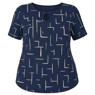 Blusa Feminina Blusinha T-Shirt Plus Size Curve G1 G2 G3 Promoção em Oferta na Shopee