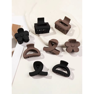 Kit 8 Presilhas Foscas Acrílicas Piranhas estilo coreanas pequenas linha premium diversos modelos em Oferta na Shopee