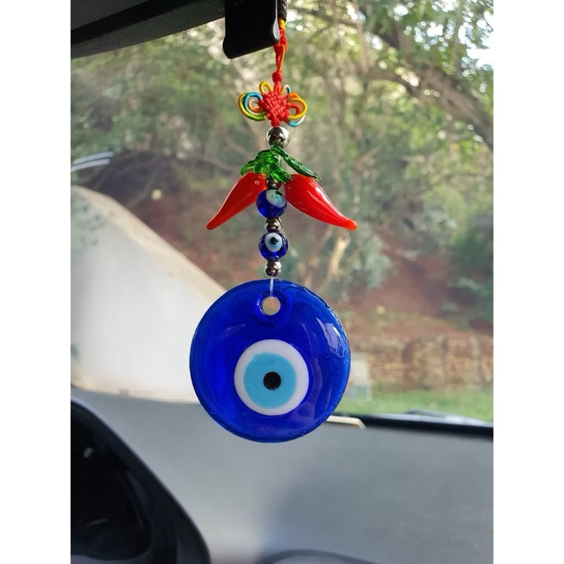 Pêndulo Para Carro Enfeite De Olho Grego e Pimenta decoração De Carro