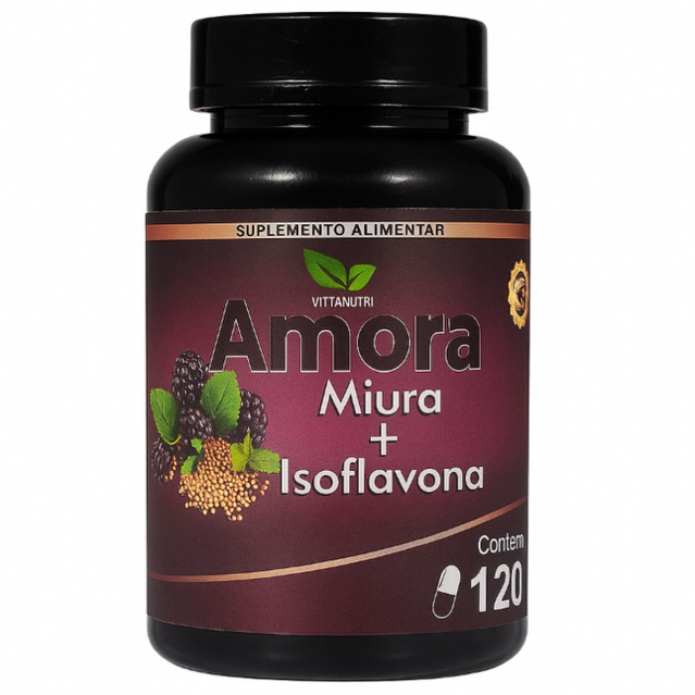 1 unidade de Amora Miura + Isoflavon | Vittanutri | 120 cápsulas 500mg um