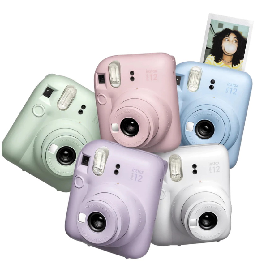 Câmera Instantânea Fujifilm Instax Mini 12- Original - Máquina Fotográfica Instantânea