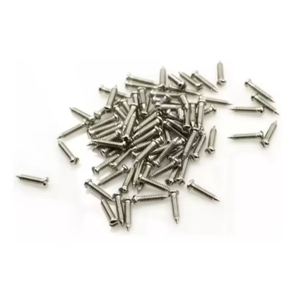 Parafuso para Plaqueta de Óculos | Aço Inox | 100 unidades