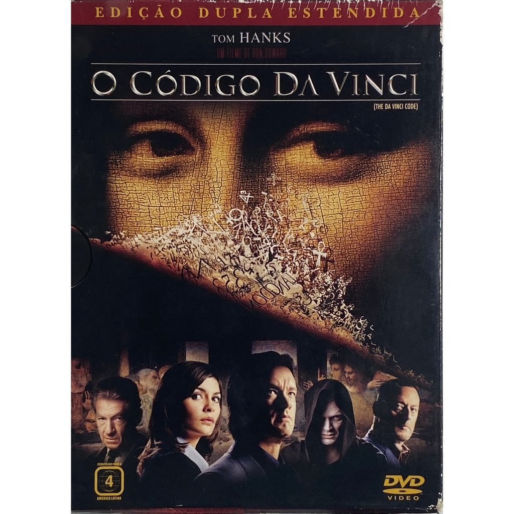 O Código da Vinci - Edição Dupla Estendida - Tom Hanks - DVD Original