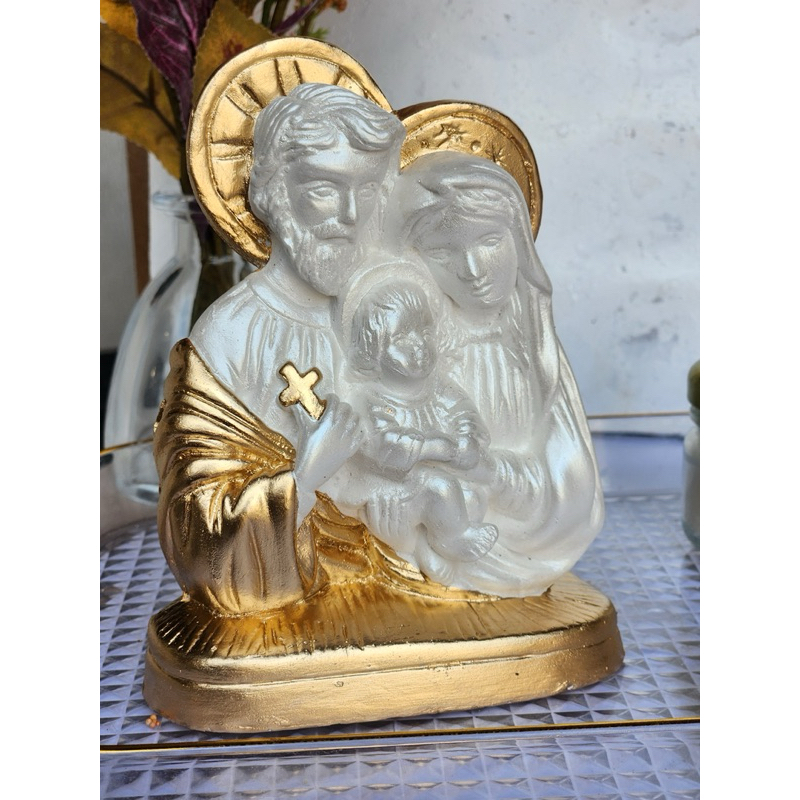 Sagrada Família de 15cm Imagem Para decoração ou Presente Especial em Oferta na Shopee
