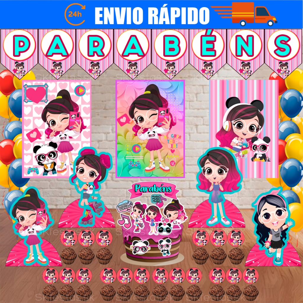 Kit Festa - Luluca - Aniversário - Festa - Mêsversário em Oferta na Shopee