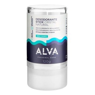 Desodorante Vegano em pedra Stik Kristal Alva 120grs Dura 2 Anos Sem irratação,Sem Aluminio