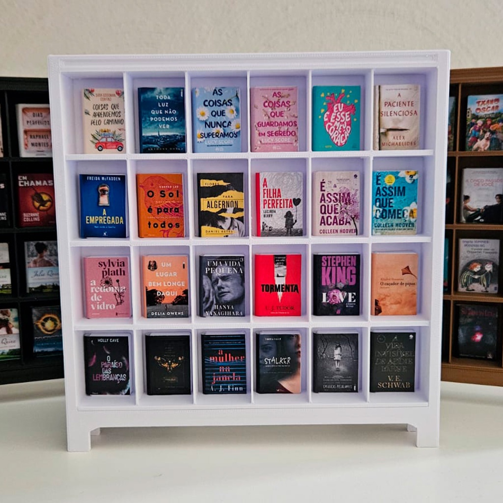 Mini Estante Para Mini Livros Personalizados - Não Acompanha Mini Livros