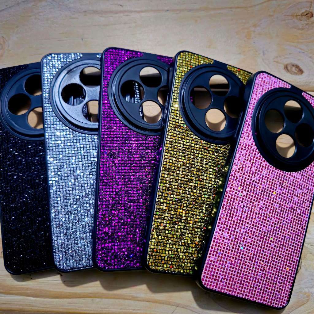 Capa capinha case anti impacto silicone com Strass para Xiaomi Redmi 14C / Redmi 13C / Poco C75 / Poco C65 / Redmi A4 5G