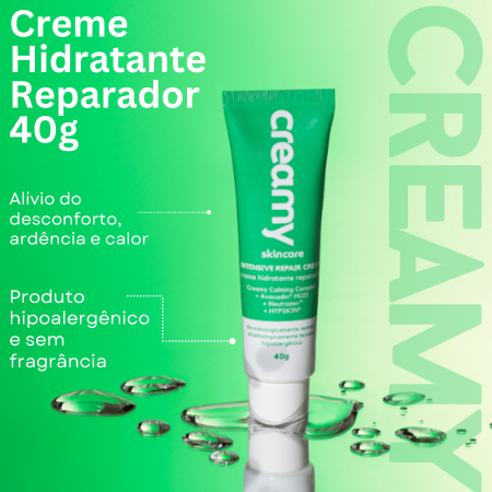Creamy Intensive Repair Cream - Creme Hidratante Reparador 40g em Oferta na Shopee