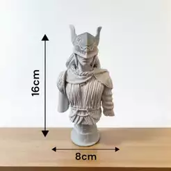 Busto Malenia Elden Ring 16cm Action Figure Estátua Colecionável Decoração Gamer Presente Geek Souls