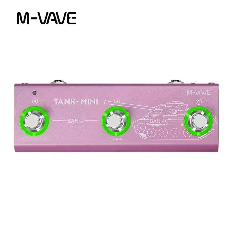 Pedal multiefeitos para guitarra elétrica e baixo M-VAVE TANK MINI Suporta predefinições de tom Funcionalidades de em Oferta na Shopee