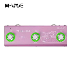 Pedal multiefeitos para guitarra elétrica e baixo M-VAVE TANK MINI Suporta predefinições de tom Funcionalidades de