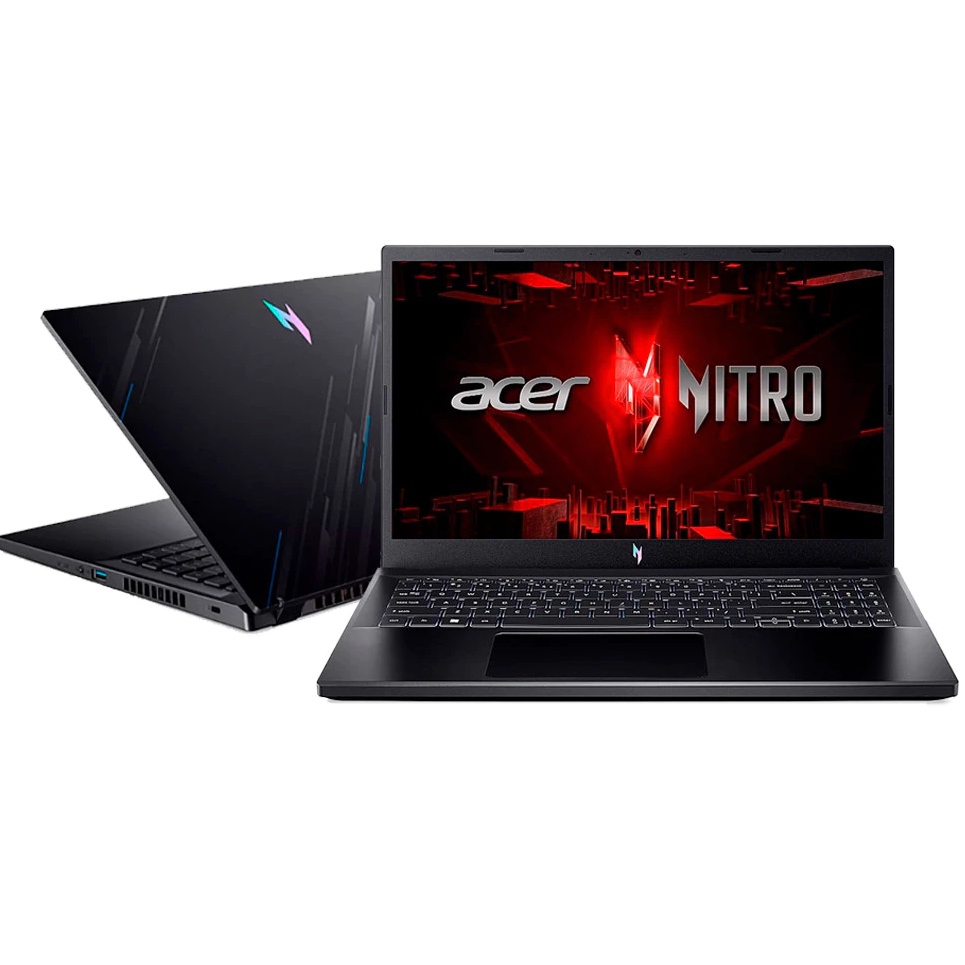 Notebook Gamer Acer Nitro V15 Intel Core i5 512GB SSD 16GB RAM 15,6" Full HD 144Hz IPS RTX 3050 6GB
