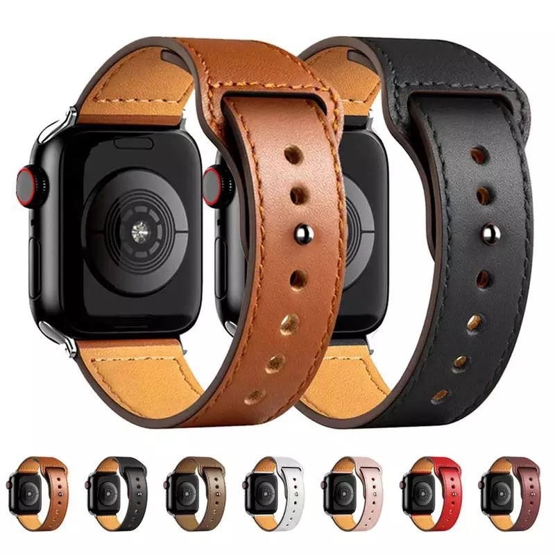Pulseira para Apple Watch Couro Com Fecho Pino