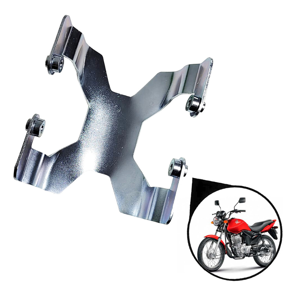 SUPORTE Paralama DIANTEIRO Cg 125 Fan 2009 2010 2011 2012 2013 em Oferta na Shopee