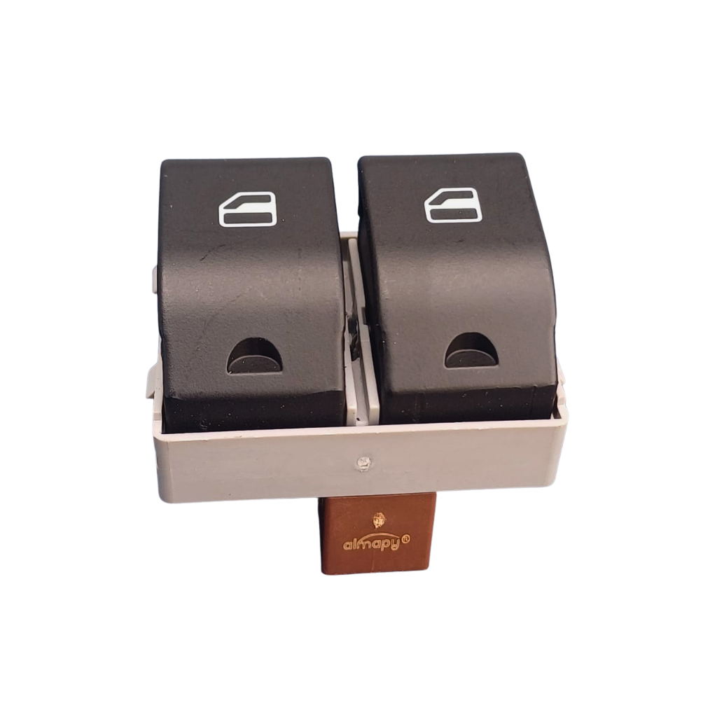 Botão de Vidro Elétrico Duplo Almapy 540.0043 - Gol, Parati, Saveiro G4, G5, G6