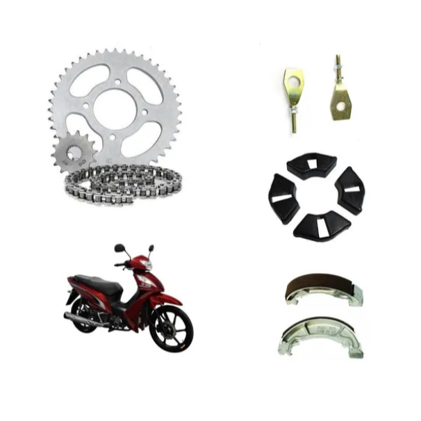 Kit Relação Esticadores Lona Freio Coxim Shineray Jet 50cc