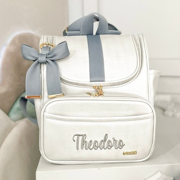 Mochila Maternidade de Mão Personalizada G Masculina, Orlando