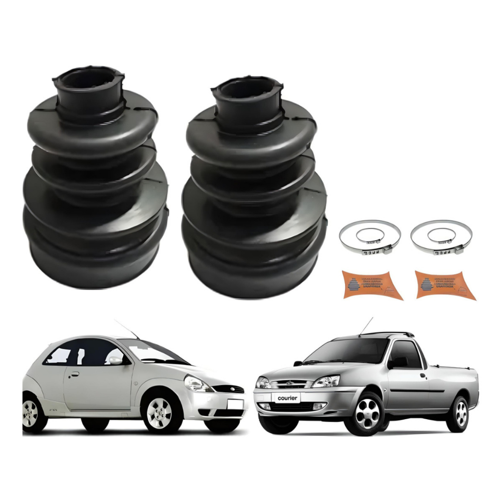 Kit Coifa Homocinética Lado Câmbio Roda Ford Ka E Courier