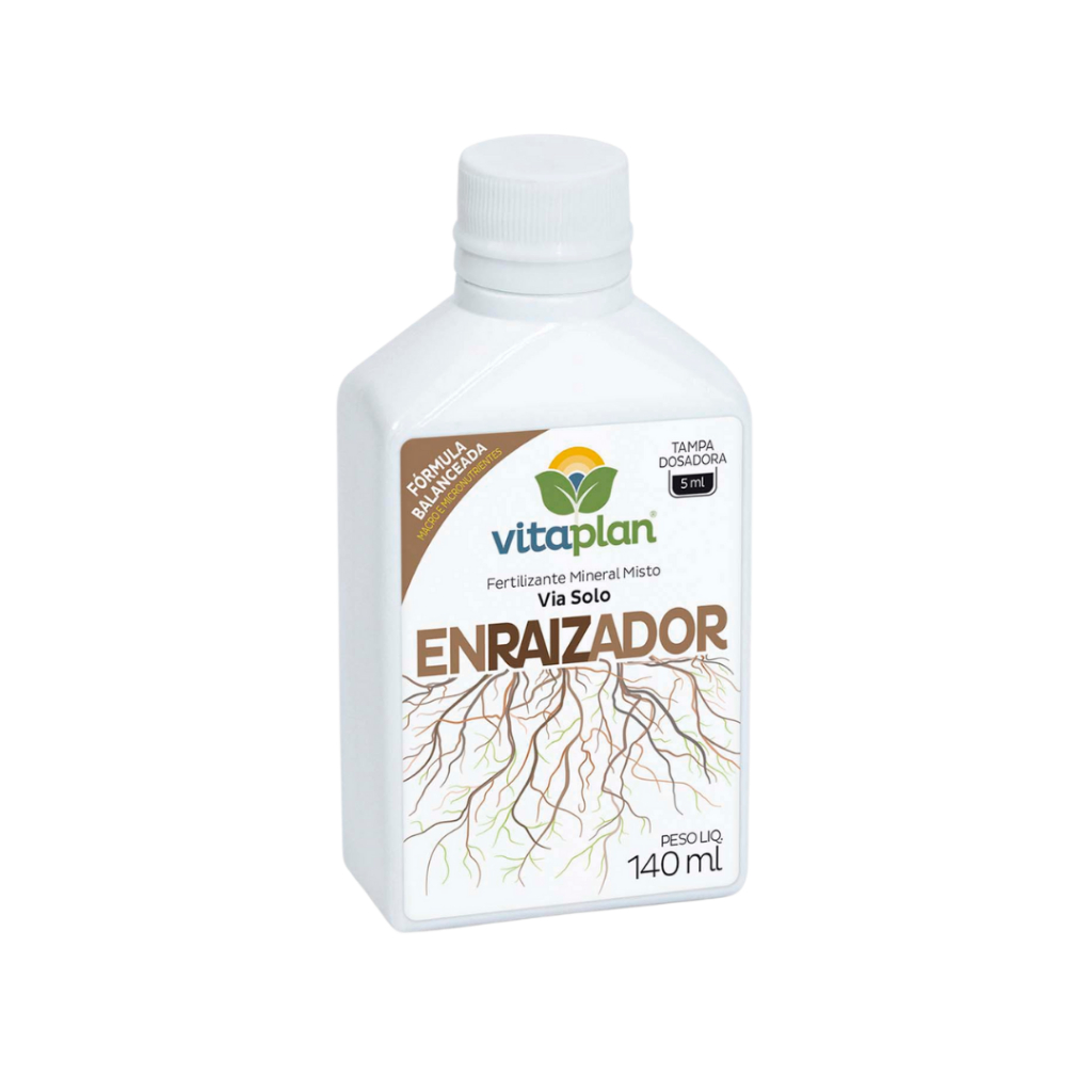 Enraizador Fertilizante Mineral Líquido Vitaplan 140ml - Ideal para Bonsai Mudas Estaquia Alporquia em Oferta na Shopee