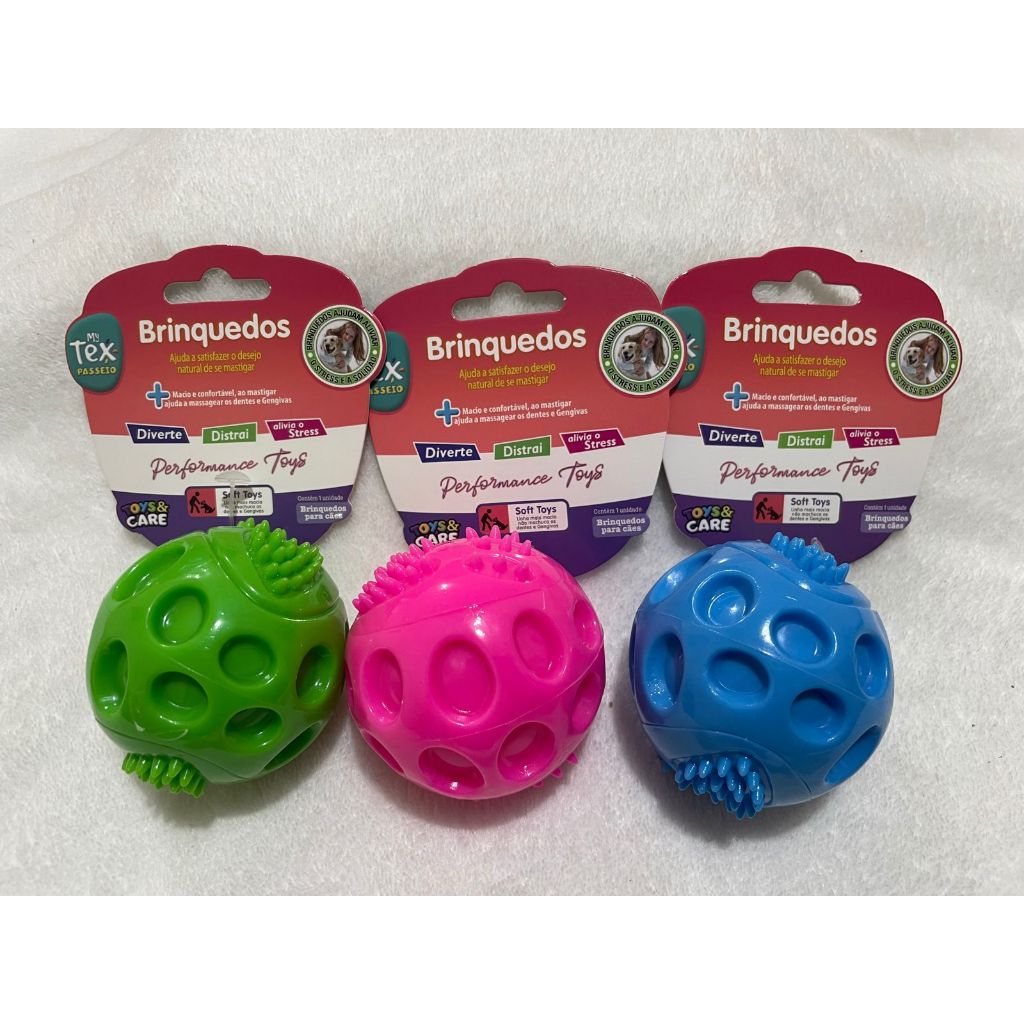 Bolinha Pet Interativa - Borracha 6,3cm