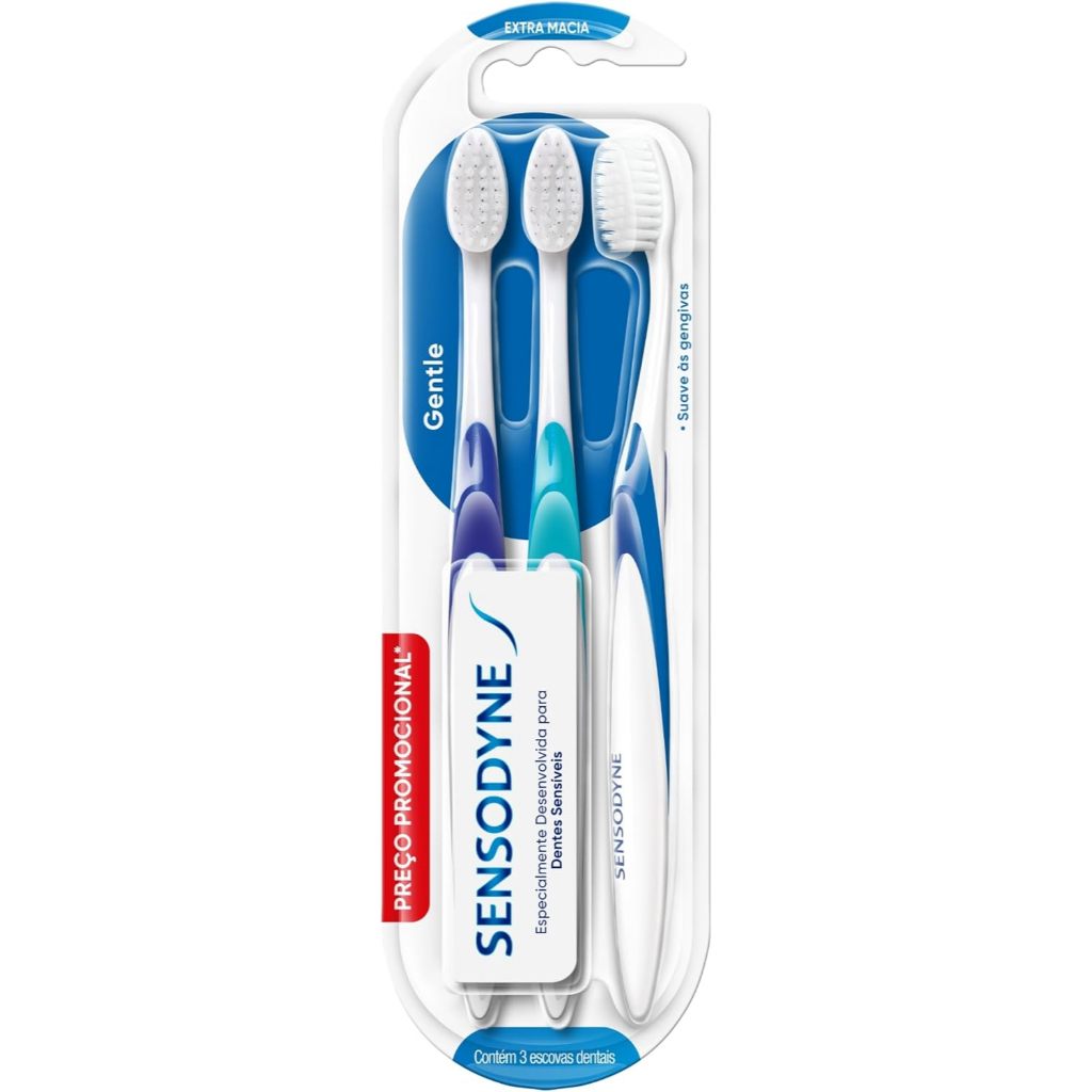 Sensodyne Multipack Triplo Gentle com 3 Unidades em Oferta na Shopee