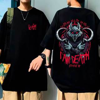 Camiseta Oversized Morte Filme Geek Death Gato Estampada Botas Unissex 100% Algodão em Oferta na Shopee
