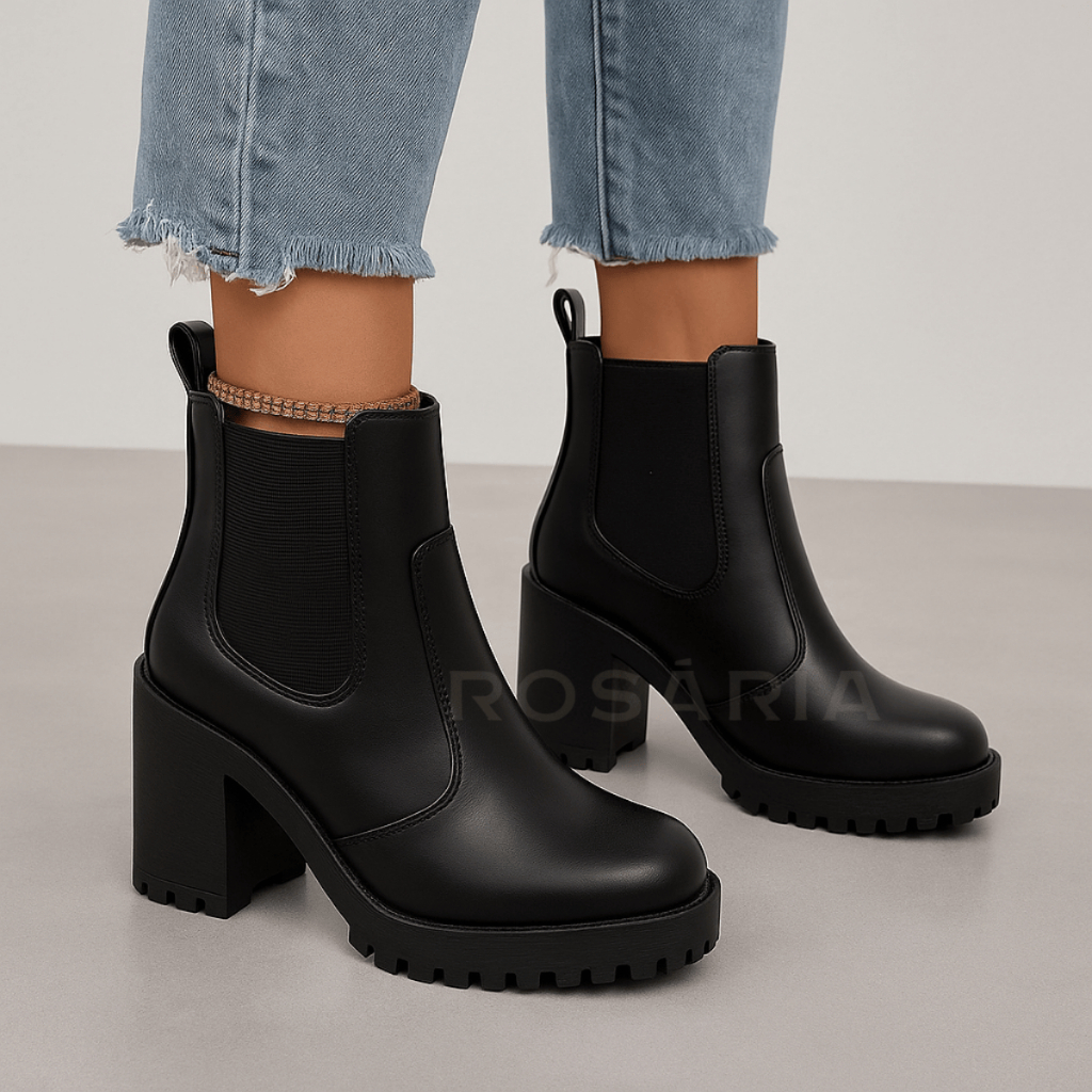 O que é Bota Coturno Feminina Salto Médio? Guia e Onde Comprar | BuscaProdutos