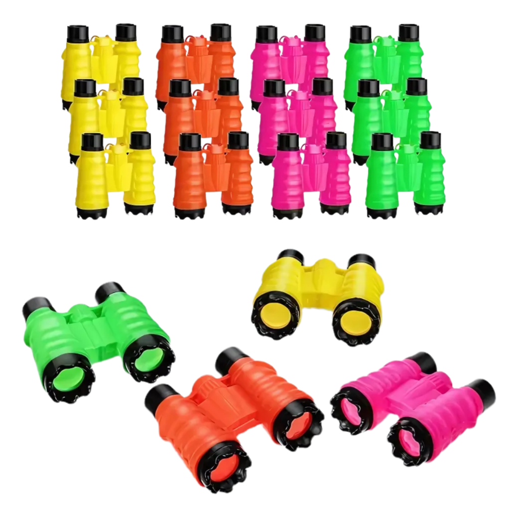 Imagem Kit 10 Binóculos Infantil Militar Pássaro Caça Detetive Espião