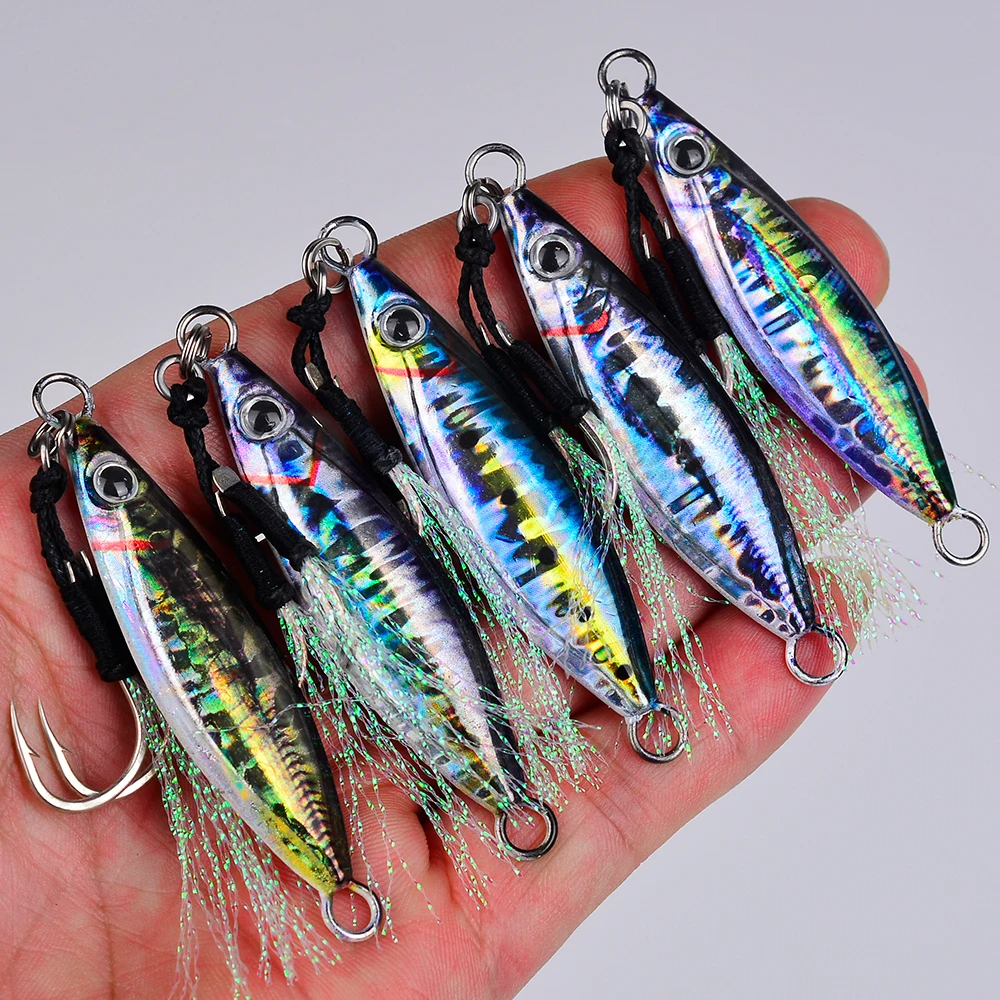 ISCA ARTIFICIAL SLOW JIG/ MICRO JIG JUMPING/ JIG METAL 18 GRAMAS - MODELO SARDINHA/ SARDELE - 01 UN