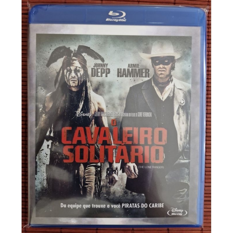 Blu-ray O Cavaleiro Solitário / Johnny Depp / Disney