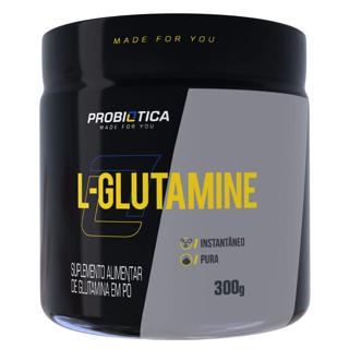 L-Glutamine 300g Suplemento Alimentar Glutamina em Pó Linha L-Glutamine Probiotica em Oferta na Shopee