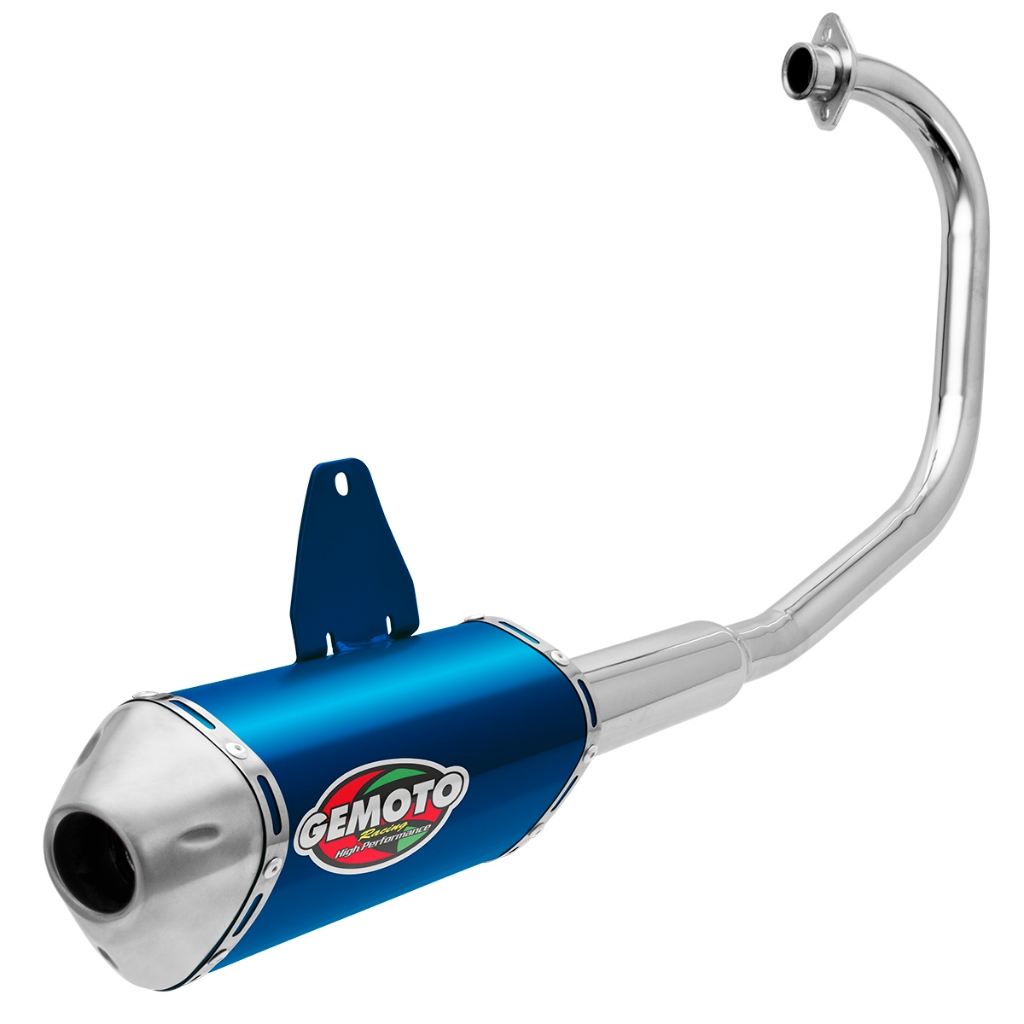 Escapamento Escape Para Moto Gemoto Racing 3 Trioval Titan 150 Sport 2005 2006 2007 2008 em Oferta na Shopee