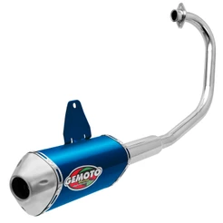 Escapamento Escape Para Moto Gemoto Racing 3 Trioval Titan 150 Sport 2005 2006 2007 2008